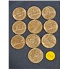 Image 1 : (10) Canadian One Dollar Coins