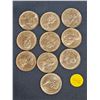 Image 2 : (10) Canadian One Dollar Coins
