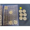 Image 1 : (10) Canadian One Dollar Coins, Collectors Book