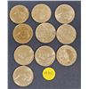 Image 2 : (10) Canadian One Dollar Coins