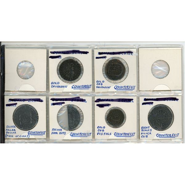 (5) Reproduction Antique Spanish Coins
