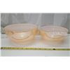 Image 1 : two oven fire-king ware mixing bowls