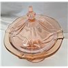 Image 4 : bisque dish pink glass + candy dish ( mis-matched lids)
