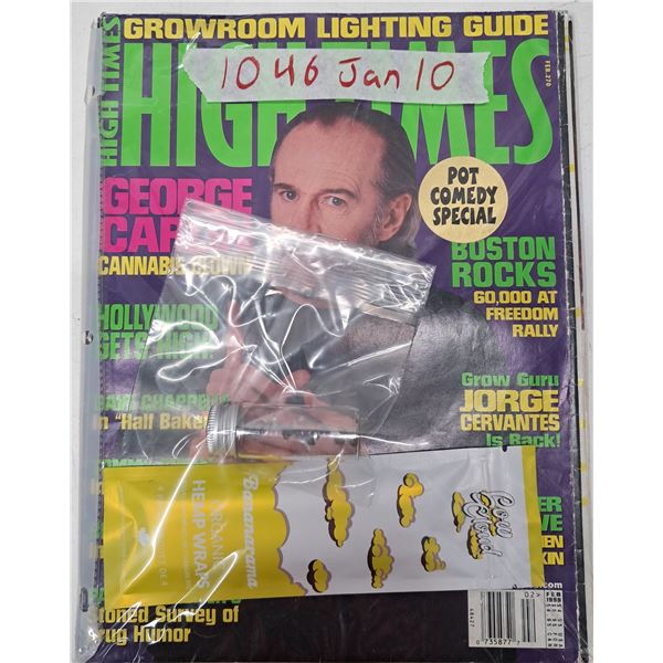 Hightime magazine with 15 specialty seeds and hemp wraps