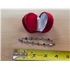 Image 1 : Gem stone bracelet with box (925) (cannot verify authenticity)