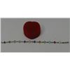 Image 5 : Gem stone bracelet with box (925) (cannot verify authenticity)