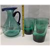 Image 2 : blue + green wine cups