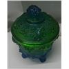 Image 3 : 1 green + blue glass candy glass
