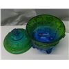 Image 4 : 1 green + blue glass candy glass
