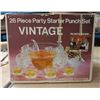 Image 1 : 26 Piece Party Starter Punch Set Vintage w/ original Box (Complete Set)