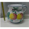 Image 1 : 1 water jar painted fruits