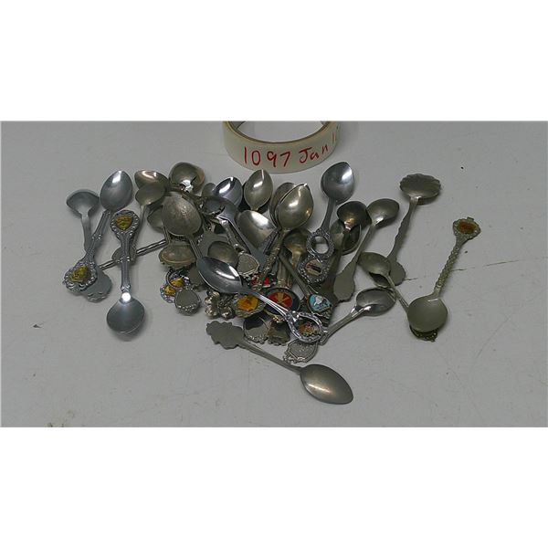 30 souvenir spoons