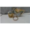 Image 1 : cream + tea glass pots