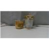 Image 3 : cream + tea glass pots