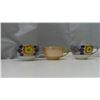 Image 2 : 3 glass cups 2 hand painted