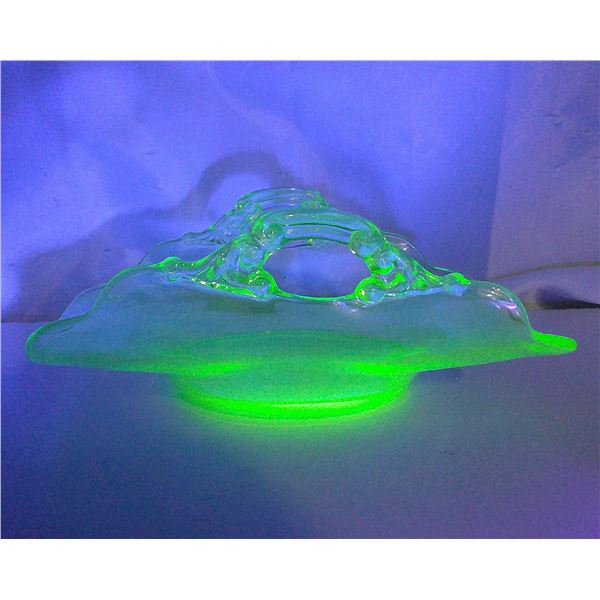 Uranium glass dish