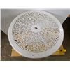 Image 2 : Cast iron patio table- 26" by 19"H