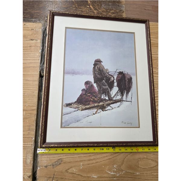 Allen sapp- print picture- 19" by 23"