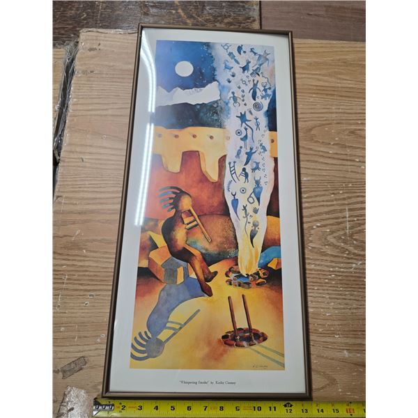 Whispering smoke print picture- 13" by 27"