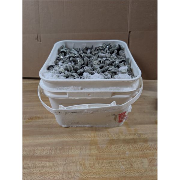 Pail Full of Hex Nut Bolts Variety Length/Size