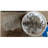 Image 1 : Pail full of Hex Nuts w/ (2) Sealed New in Bags Hex Grain Bin Bolts