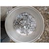 Image 5 : Vintage Pail Full of Variety Hex Nut Bolts as Shown Variety Length/Size