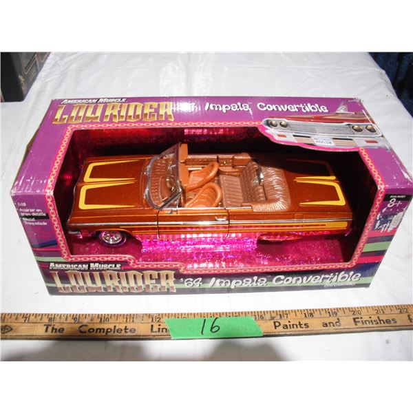 American muscle 1964 impala convertible lowrider 1:18 scale die cast