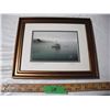 Image 1 : 2007 rolling mist picture in frame signed looks like R. Stone (9 3/4 x 3/4")