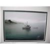 Image 2 : 2007 rolling mist picture in frame signed looks like R. Stone (9 3/4 x 3/4")