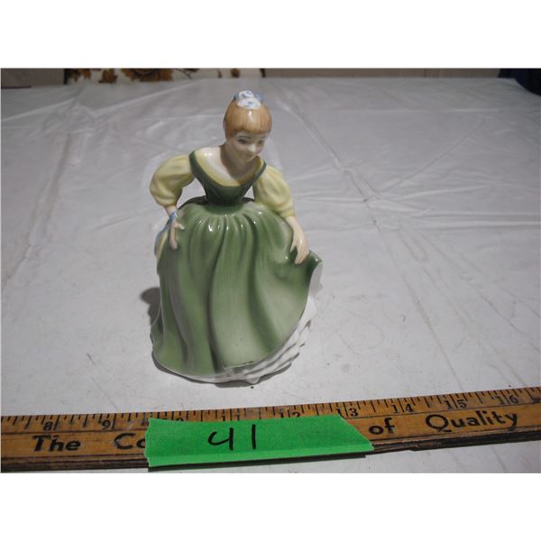 1966 royal doulton fair maiden ornament