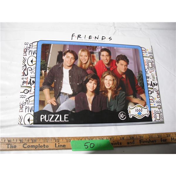 friends tv series puzzle + poster (pieces sealed in bag)