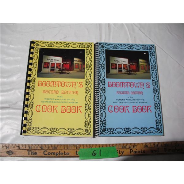 (2) western development museum cook books