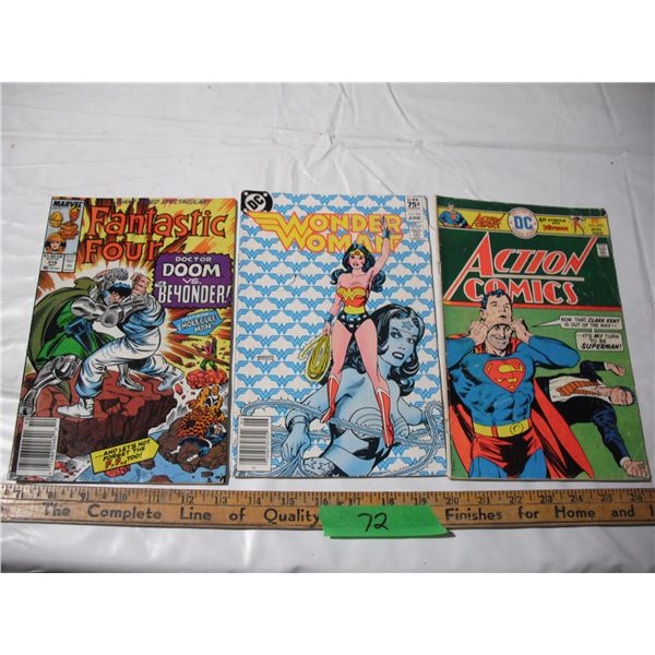 (3) vintage comics