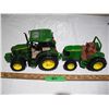 Image 1 : (2) john deere toy tractor (1) 2014 bruder (1) ertl 2022 tomy