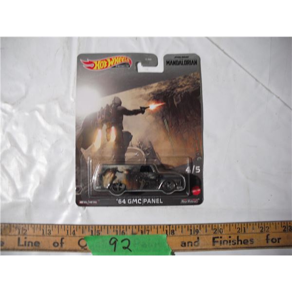 hot wheels premium star wars Mandalorian 64 gmc panel 1/64 scale sealed