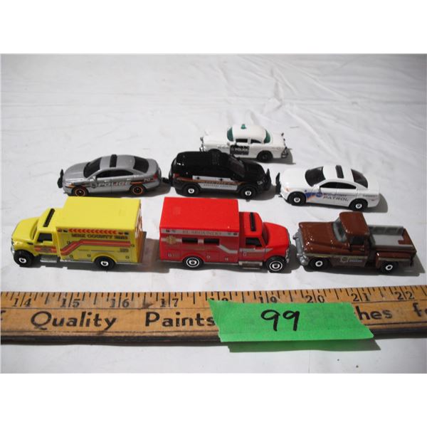 (7) matchbox 1/64 toys