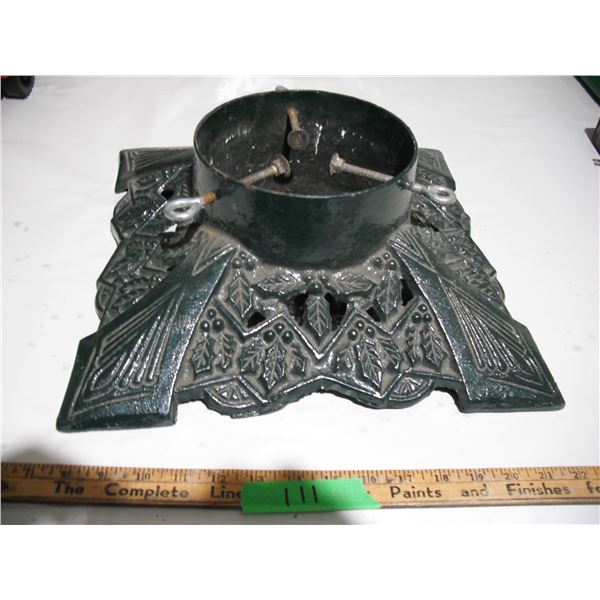 vintage cast iron tree stand