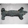 Image 5 : vintage cast iron dachshund dog boot scraper (13" long)