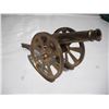 Image 2 : vintage brass toy cannon (11.5" long)