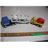 Image 1 : tonka small cement truck + buddy L semi + tonka trailer