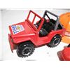 Image 2 : bruder plastic jeep, plastic car +tonka kids toy work hat