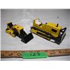 Image 1 : toy made in japan cat w/ tracks + tonka frontend loader (no track)