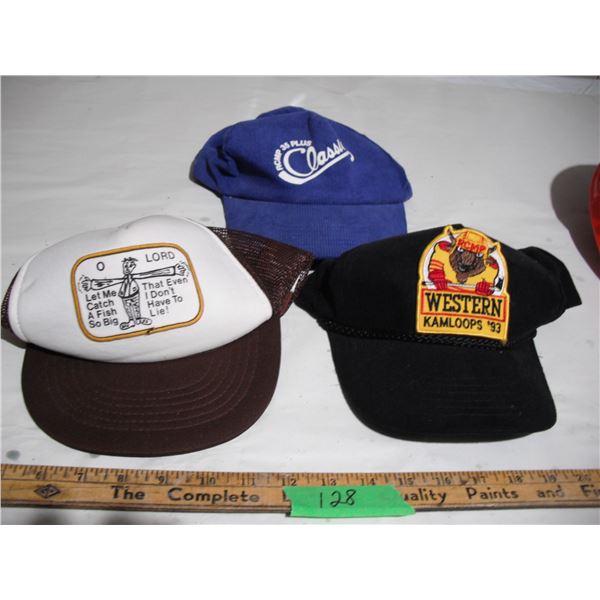 (3) vintage hats