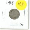 Image 1 : 1915 Canada Silver 10 cent Coin