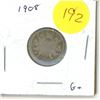 Image 1 : 1908 Canada Silver 10 cent Coin