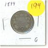 Image 1 : 1899 Canada Silver 25 cent Coin