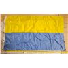 Image 3 : Canadian flag, Ukrainian flag and small Saskatchewan flag, all made of cloth and in good condition.