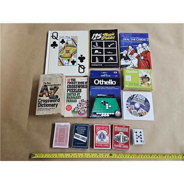 Books on playing cards, Ukrainian card games and unused crossword puzzles + Crossword Dictionary + O