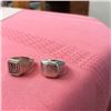 Image 5 : Two hallmarked sterling silver rings with Ukrainian Tryzub Coat of Arms. Combined weight: 9 grams