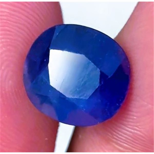 10.55 ct Certified Blue Sapphire gemstone ($12,660 Appraisal)
